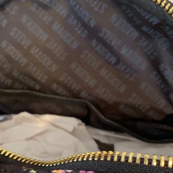 Steve Madden Black/Multi BBLOGO Backpack - Picture 5 of 10